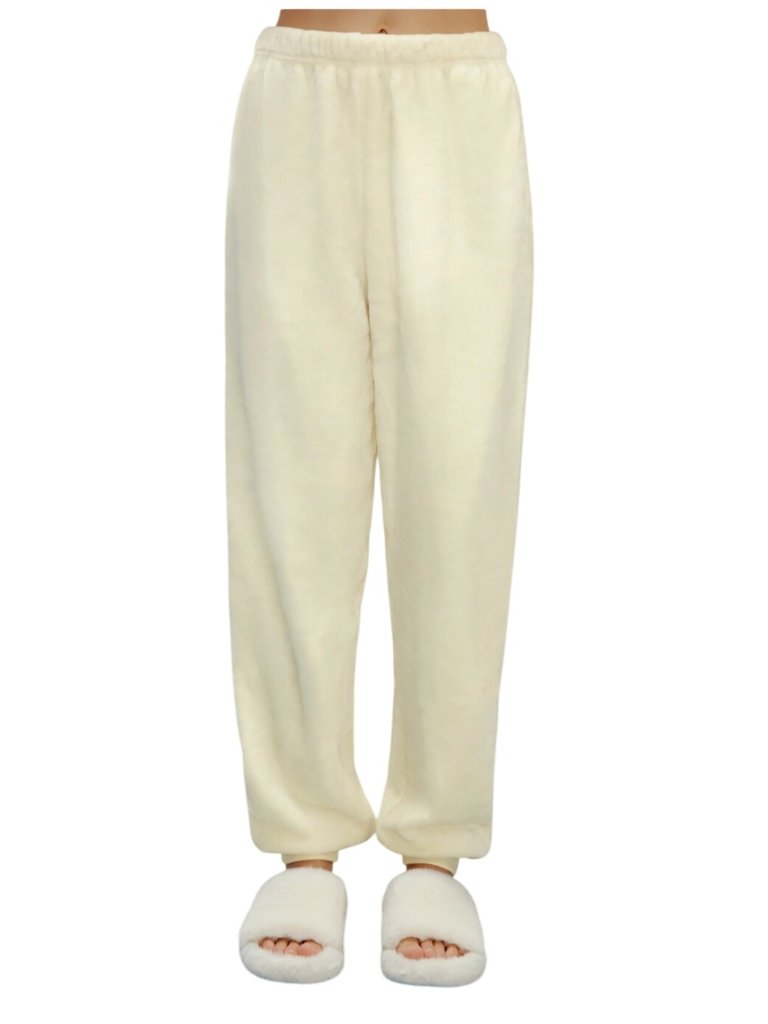 Neiwai Classic Cozy Fleece Pajama Pants 2.0 Alabaster Gleam Sz Xs Pet (Us 0) — image 2 of 8